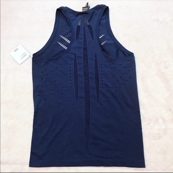 NWT Victoria’s Secret Navy Blue Seamless Tank - Picture 7 of 9